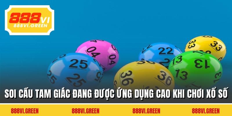 Soi cầu tam giác đang được ứng dụng cao khi chơi xổ số